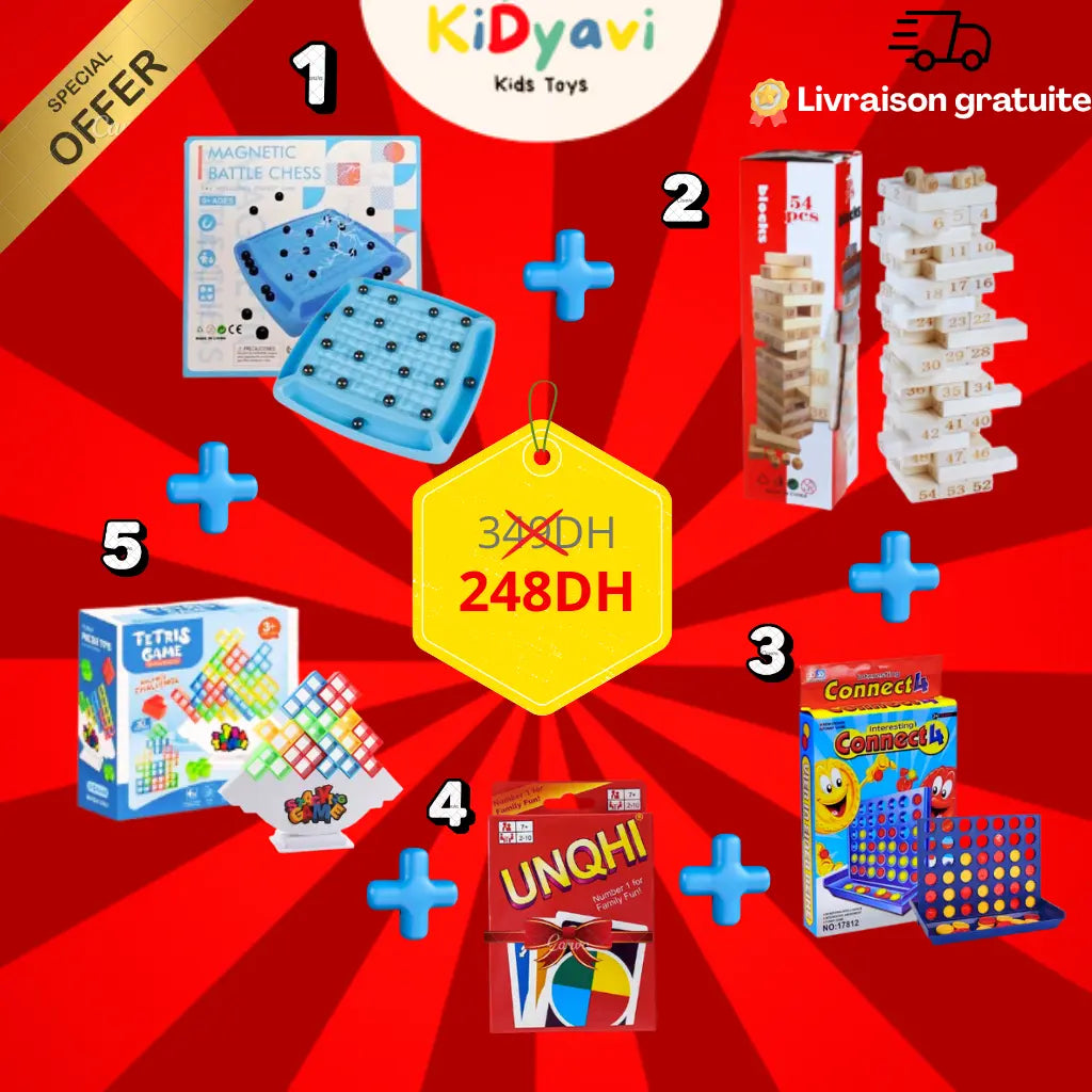 Pack Smart & Play – Pack jeux éducatifs pour la famille