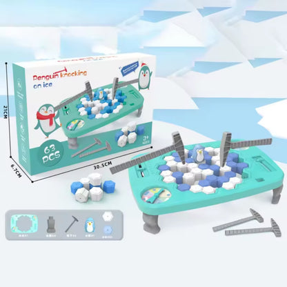 Jeu Penguin On Ice plateau plastique ABS – patience et adresse pour enfants
